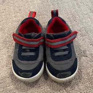 Livie & Luca Red and Blue Kids Sneakers